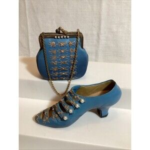 Nostalgia Handbag & Shoe Resin Mini Figurine 1999 Popular Imports Collectibles